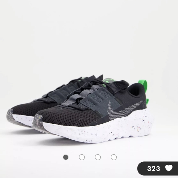 BRAND NEW Nike Crater Impact Black Shoe with White Bottom - Picture 2 of 8